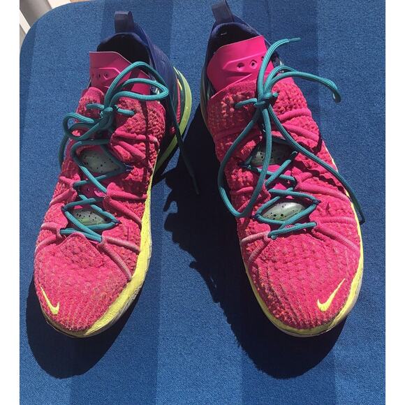 Size 10- Nike LeBron 18 Los Angeles By Night 2020 sneakers kicks - Picture 2 of 10